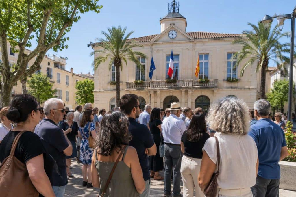 Rassemblement citoyen devant l’Hôtel de Ville à La Garde lundi midi